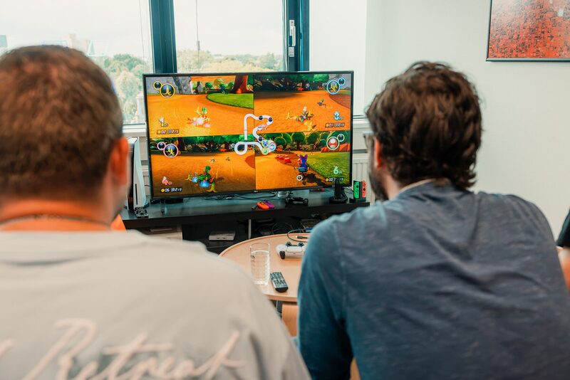 Meekijken met een potje Mario Kart