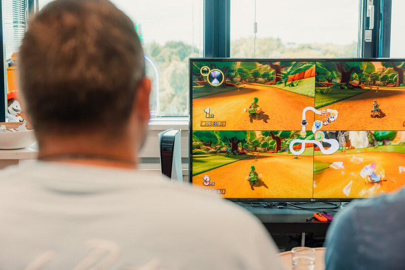 Even ontspannen met een potje Mario Kart